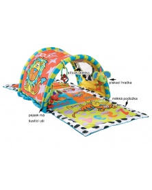 Playgro - Hrací deka s tunelem | learningtoys.cz