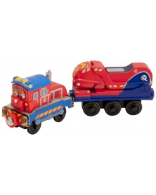 Chuggington - Calley a Jumbo Stretch - dřevěné mašinky | learningtoys.cz