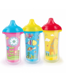Munchkin - Click Lock obrázkový termohrneček s pítkem - 266ml | learningtoys.cz