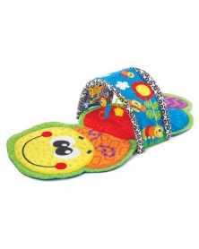 Playgro - Hrací deka s tunelem Barevná housenka - poškozený obal | learningtoys.cz