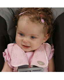 JJ - Návleky na popruhy autosedačky - Pink | learningtoys.cz