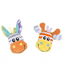 Playgro - Dárkový set chrastící ponožky a náramky Jungle Friends | learningtoys.cz