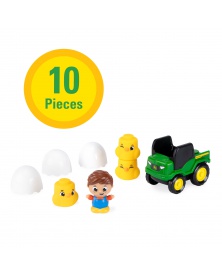 John Deere Kids - Postav si kamaráda - set s kuřátky | learningtoys.cz