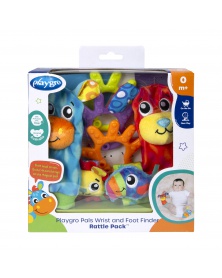 Playgro - Dárkový set chrastící ponožky a náramky | learningtoys.cz
