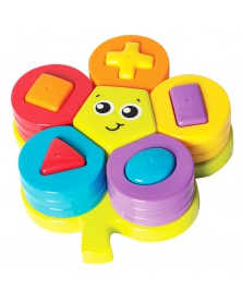Playgro - Skládací puzzle květina s tvary | learningtoys.cz