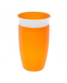 Munchkin - Juniorský netekoucí hrneček 360° 296 ml-oranžový | learningtoys.cz