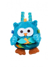 Discovery baby - Batůžek do školky Sova modrý | learningtoys.cz