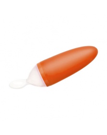 Boon - SQUIRT - Krmící lžička s dávkovačem - oranžová | learningtoys.cz