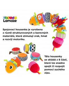 Lamaze - Spojovací housenka | learningtoys.cz
