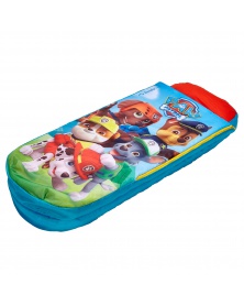  Paw Patrol Dětská nafukovací postel a spací pytel 2v1 modrý bok | learningtoys.cz