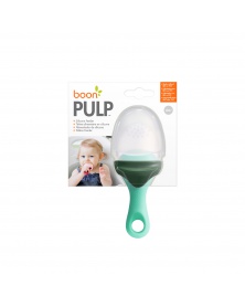 Boon - PULP - Silikonové krmítko mintové | learningtoys.cz