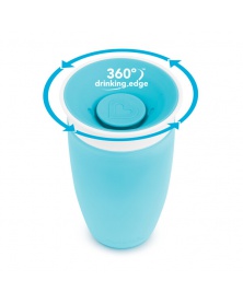 Munchkin - Juniorský netekoucí hrneček 360° 296 ml-modrý | learningtoys.cz